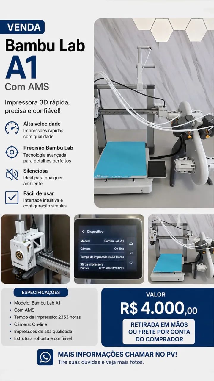 Bambu Lab A1 + AMS