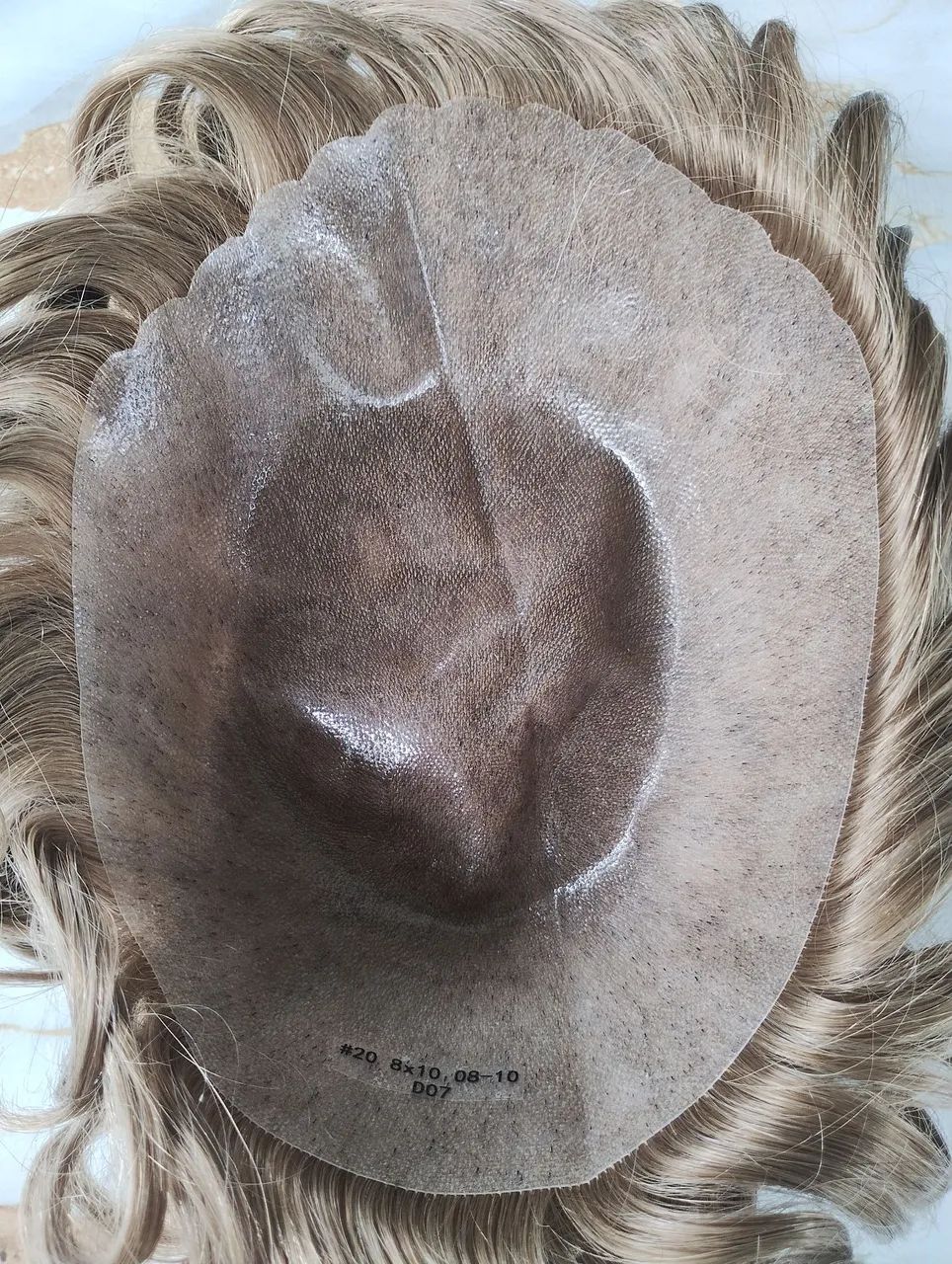 Prótese Capilar Importada em nó Cabelo Humano - Foto 5