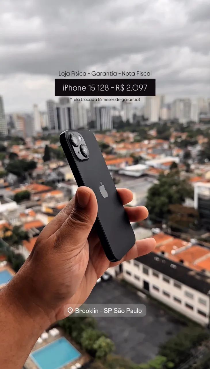 iPhone 15 128  - Loja Física - Nota fiscal 