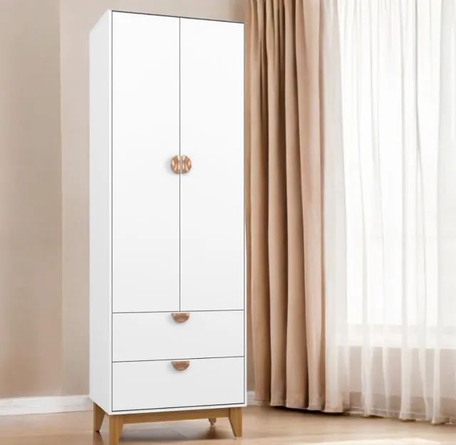 Guarda-Roupa Compacto Smart 2P com Gavetas