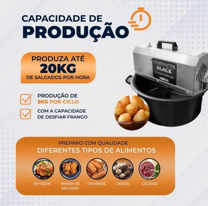 Amassadeira 5kg Batedor de Massa Masseira Compacta Print - Foto 2