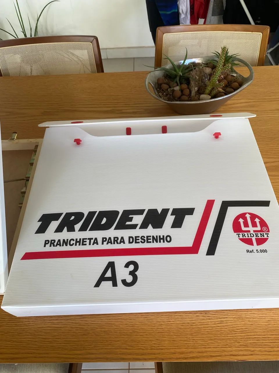 Prancheta portátil trident A3 com régua paralela - Foto 2