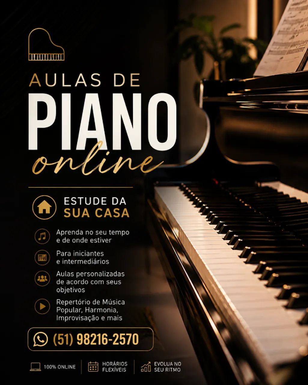 Aulas de piano online
