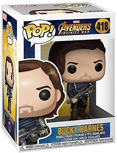 ?Funko Pop Bucky Barnes 418 Avengers Infinity War Marvel C/ Caixa - Foto 2