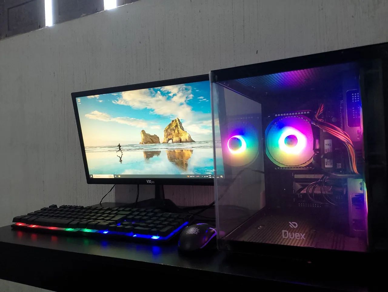 PC GAME BRANCO INTEL CORE I5 3.4GHZ PLACA GERFOCE  - Foto 2