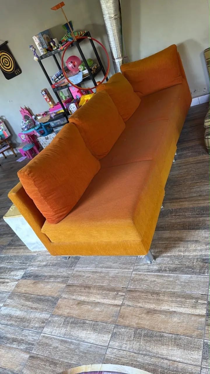 Sofá modular laranja - Foto 2
