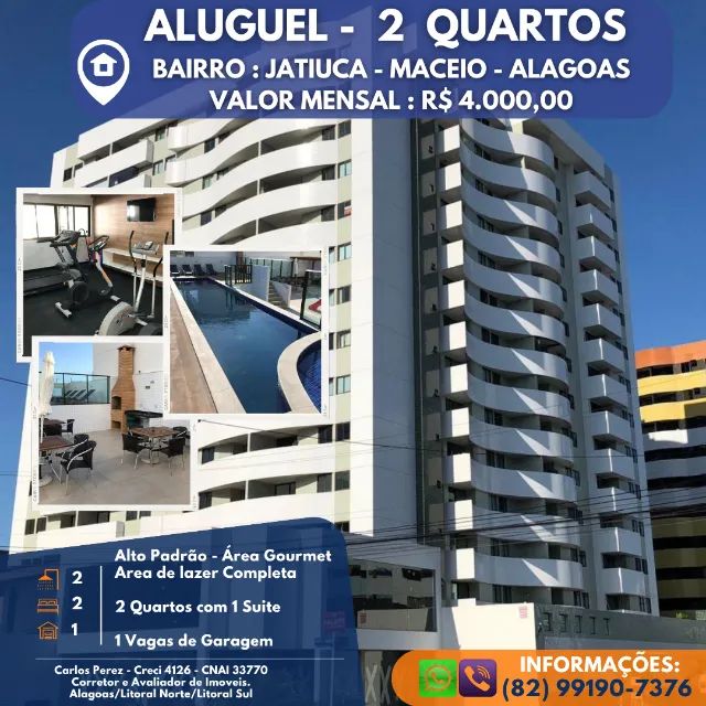 2 Quartos - Bairro da Jatiuca - Maceio - Foto 2