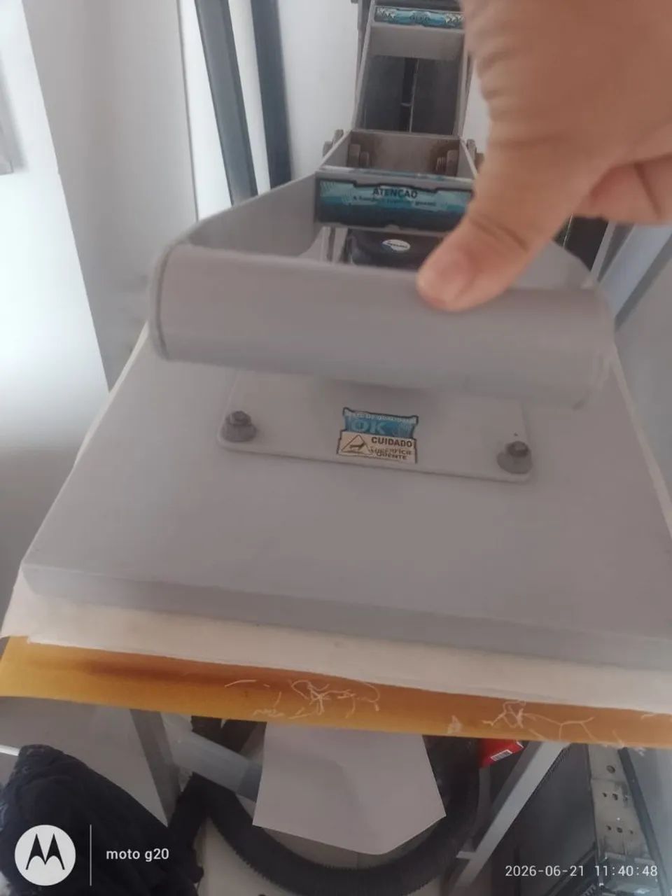 Prensa plana40x35 máquinatec 