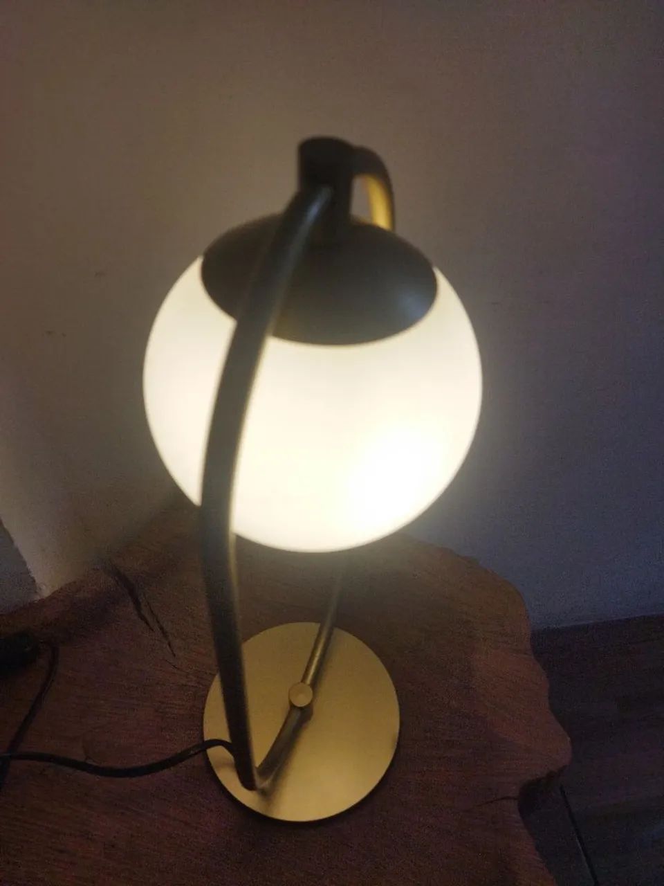 Abajur Flórida dourado. - Foto 2