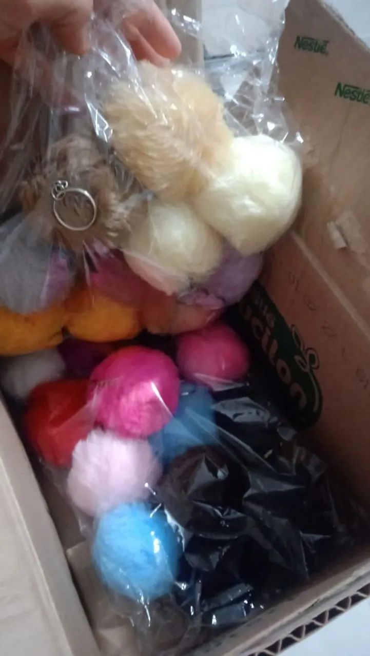 Chaveiro pompom - Foto 2