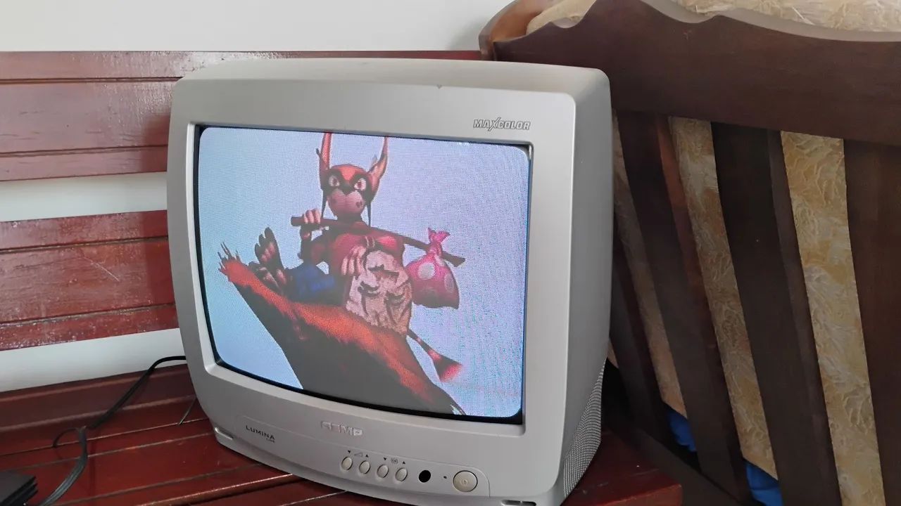 TV Tubo Semp Lumina 14 Polegadas para Games Antigos  - Foto 2