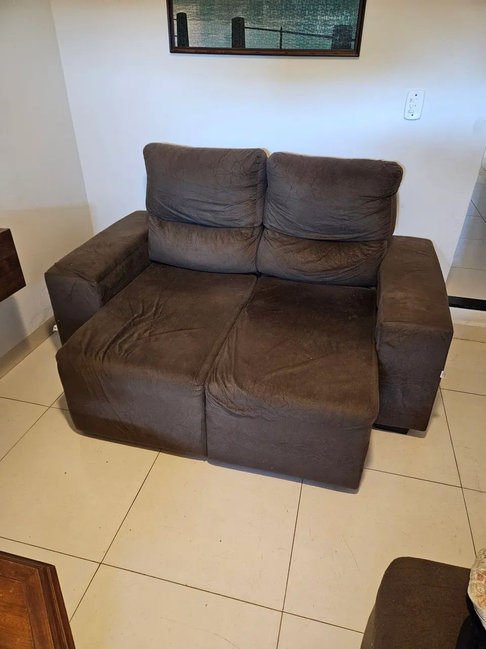 Vendo sofá retrátil de dois lugares - Foto 2