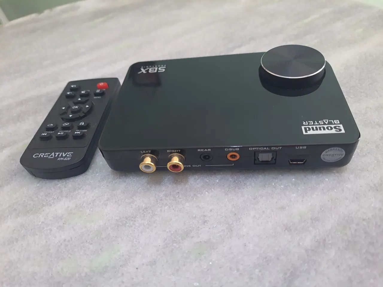 Interface de áudio, placa de som externa Creative Sound Blaster X-fi 5.1 Pro 