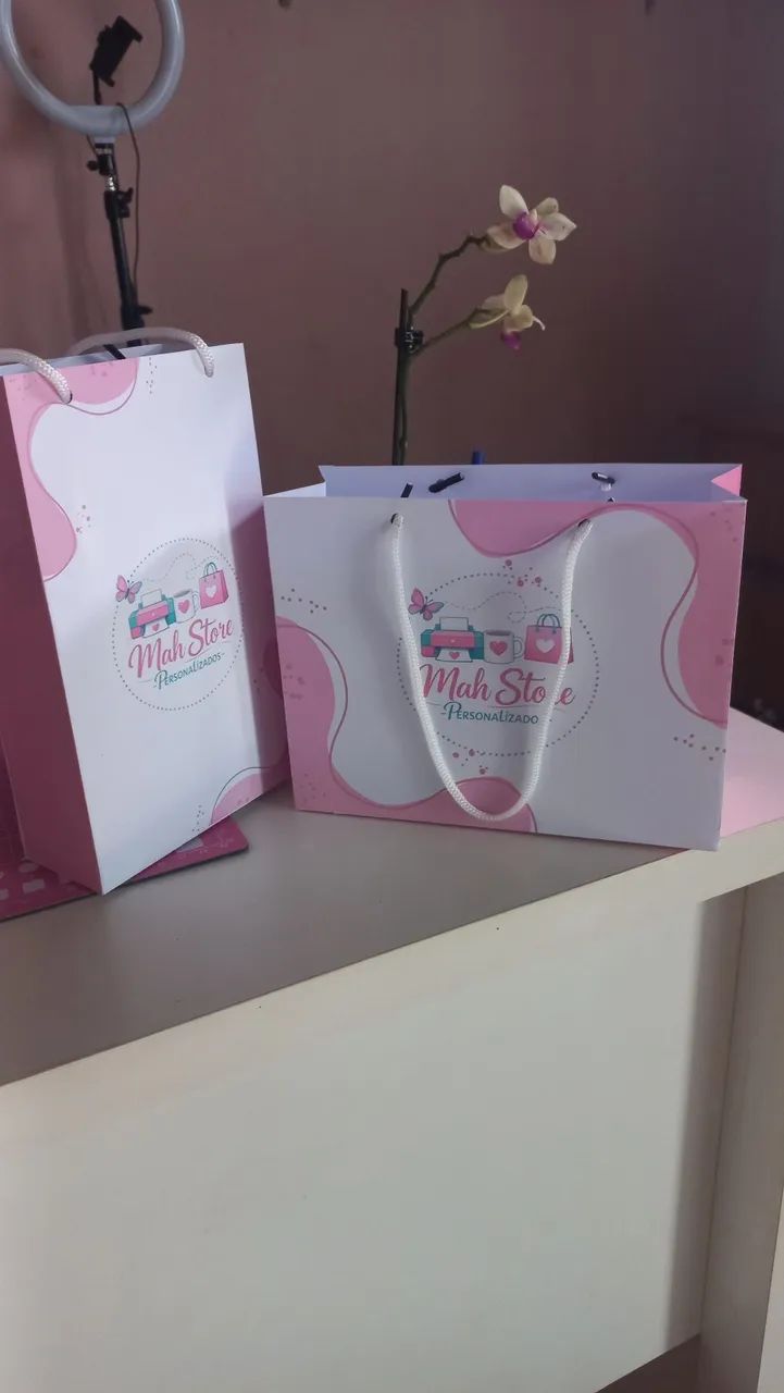 Sacolas personalizadas para sua loja  - Foto 3