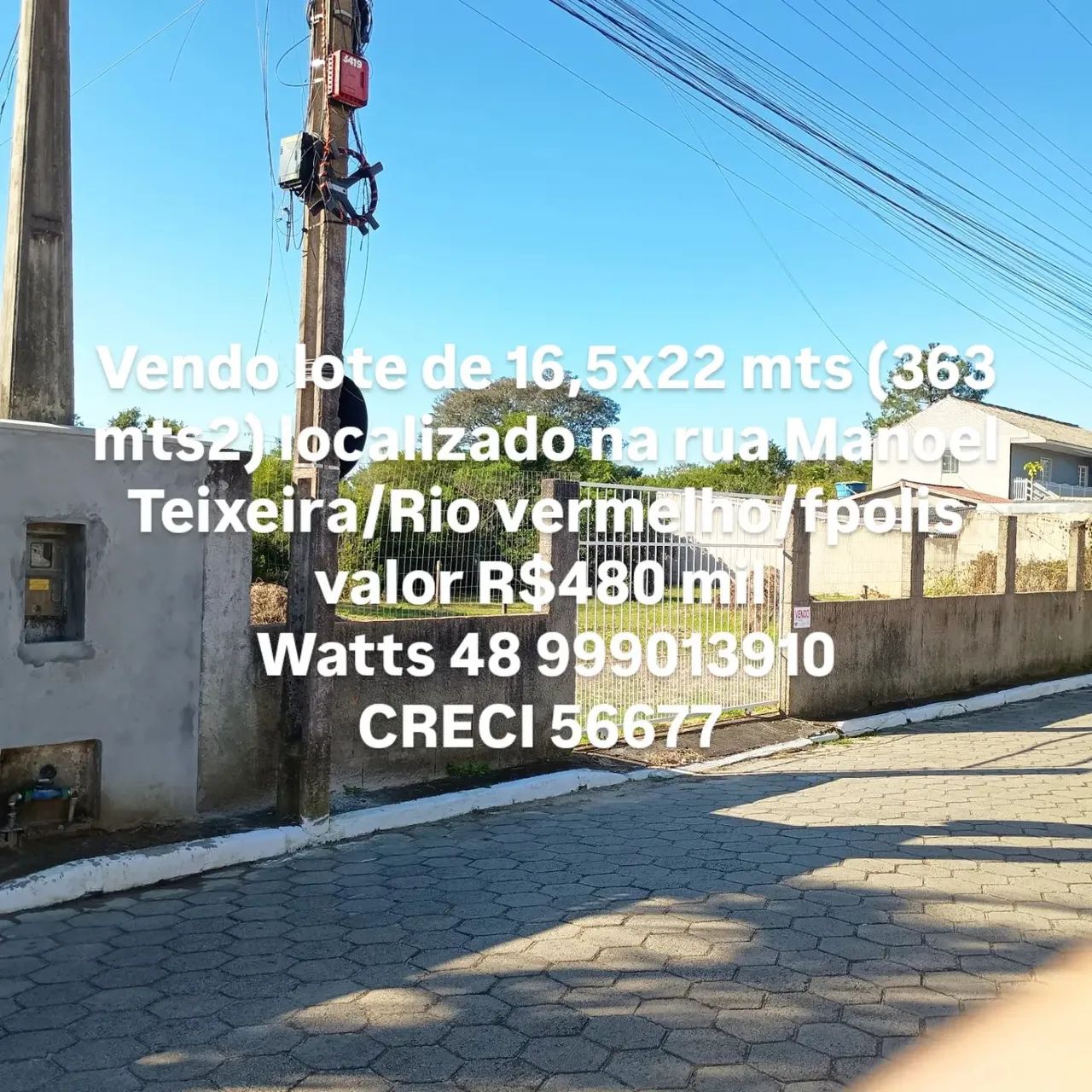 Vendo lote no Rio Vermelho fpolis SC 