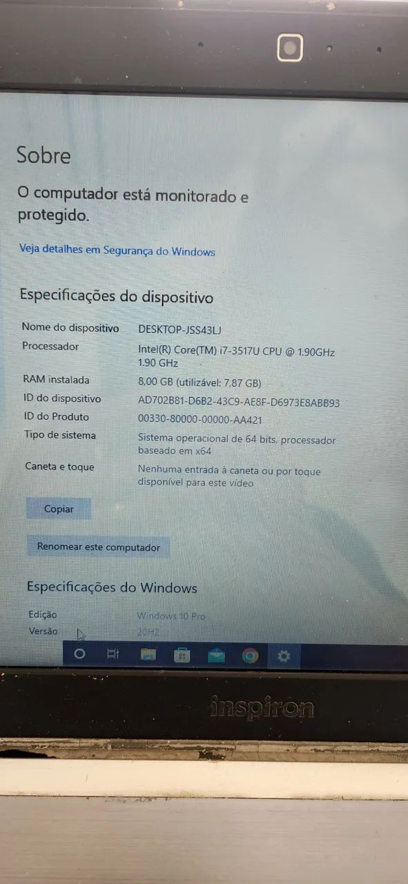 Notebook DELL I7 funcionando - Foto 2
