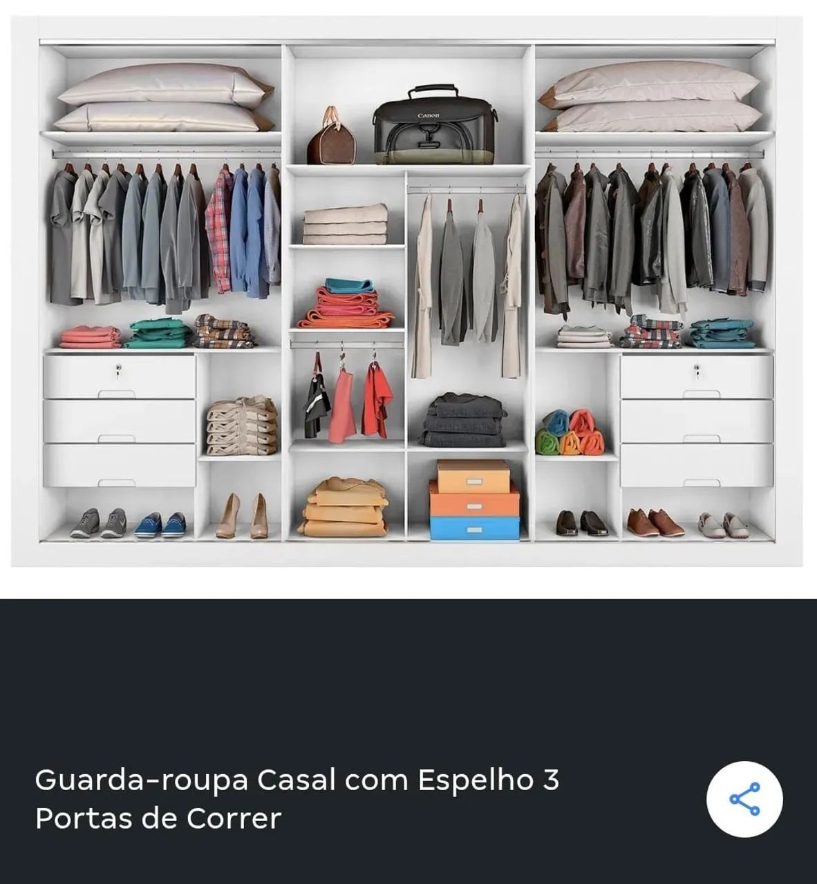 Guarda roupa casal - Foto 2