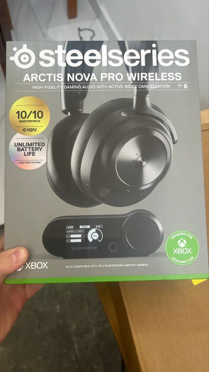 Fone steelseries arctis nova pro wireless 