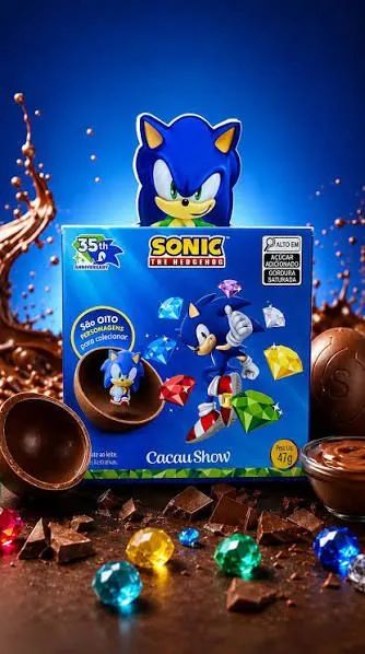 Gogos Sonic Colecionáveis cacau show 