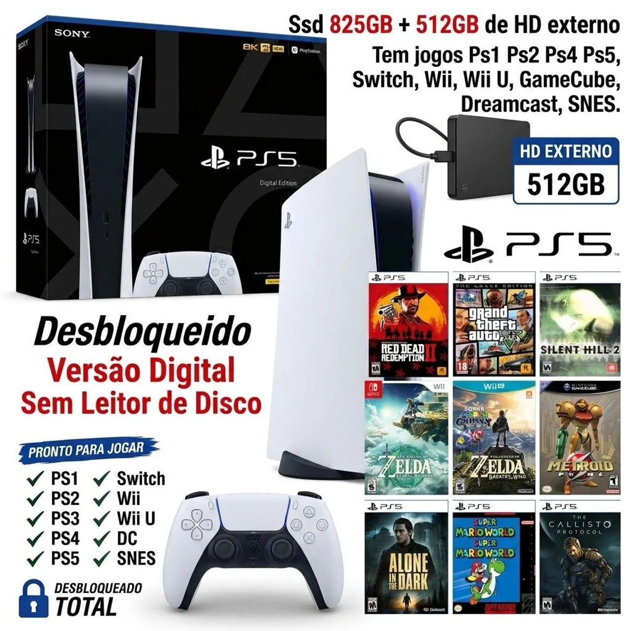 Playstation 5 DESTRAVADOO
