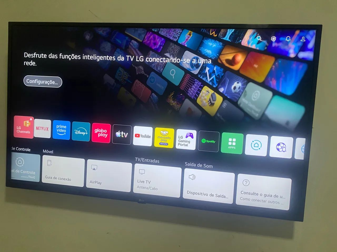 Tv led 60 polegadas LG Bhuetooth Alexia entrega local no plástico novinha  - Foto 2