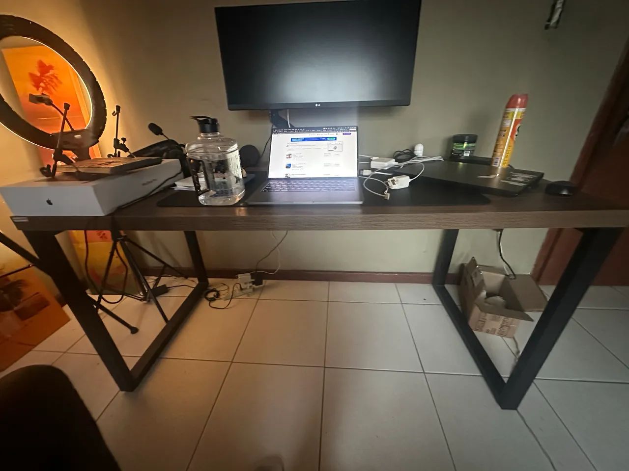 Mesa para escritório diretor 150cm office - Foto 2