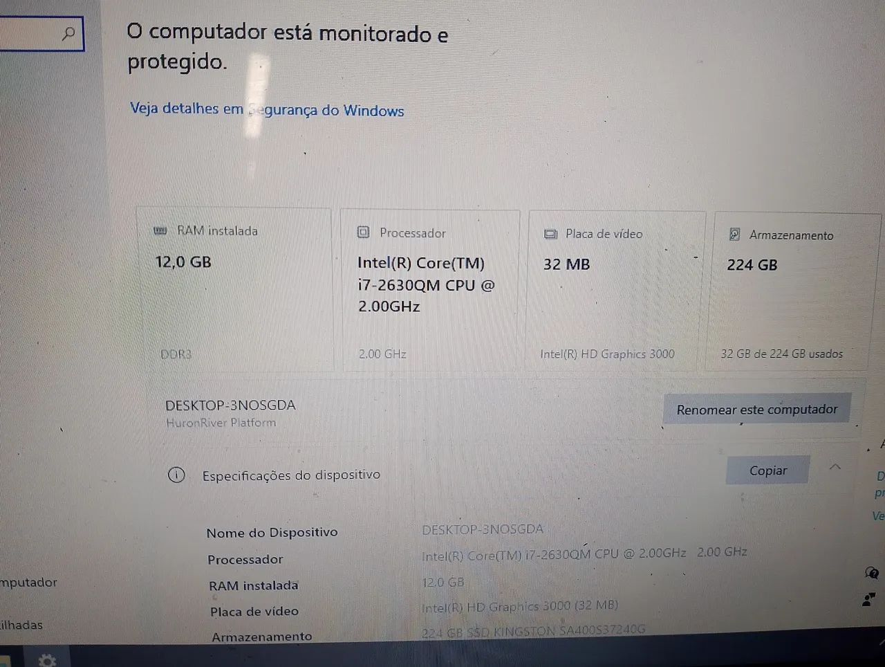 Notebook i7 + 12RAM + 240SSD - Foto 2