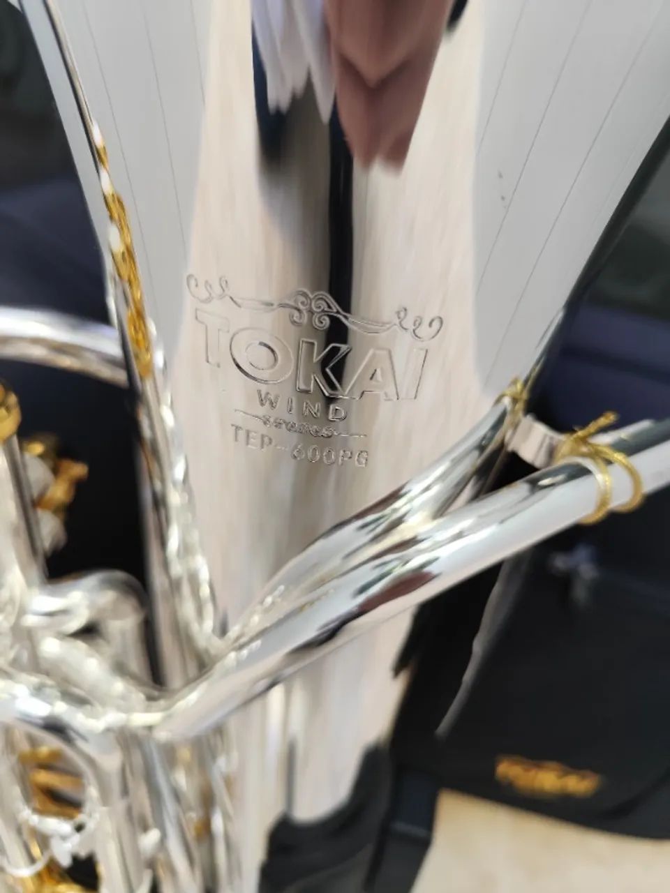 Euphonium Profissional Compensado 3+1 Tokai TEP-600PG Sib - Prata
