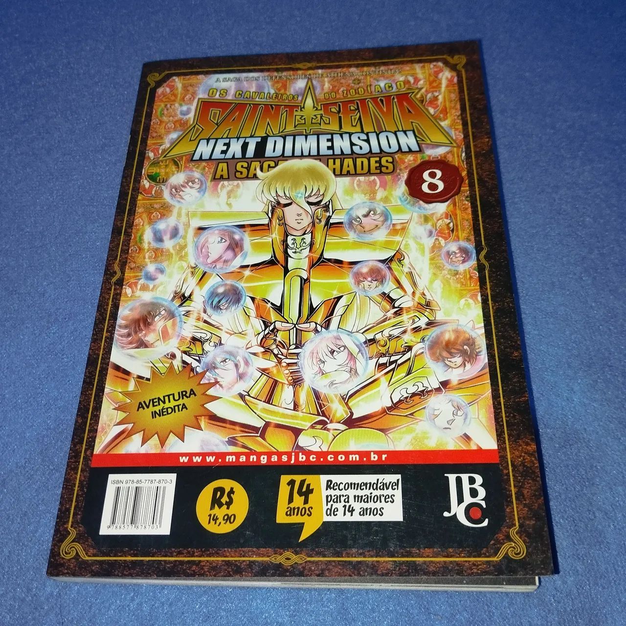 Cavaleiros do Zodíaco Next Dimension volume 8 - Mangá colorido da