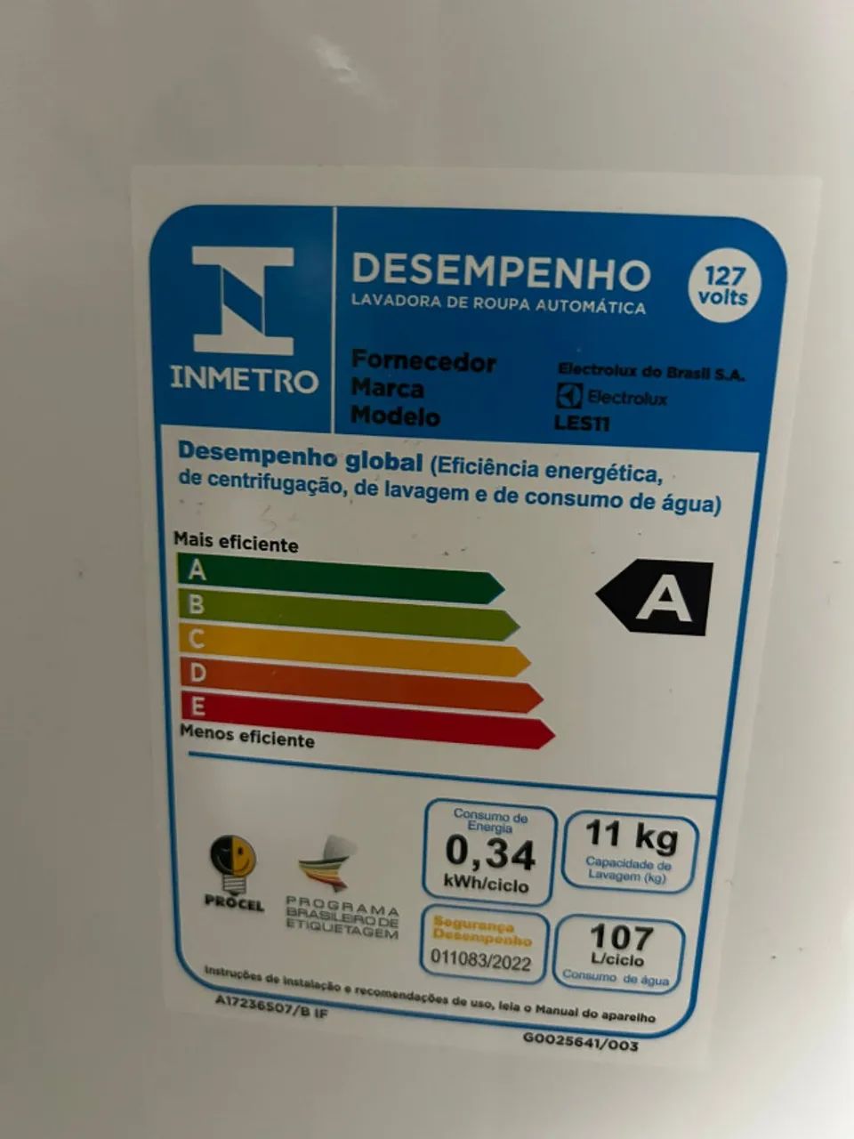 Lava-roupas Electrolux Essential Care 11kg - ótimo estado - 127V - Foto 4