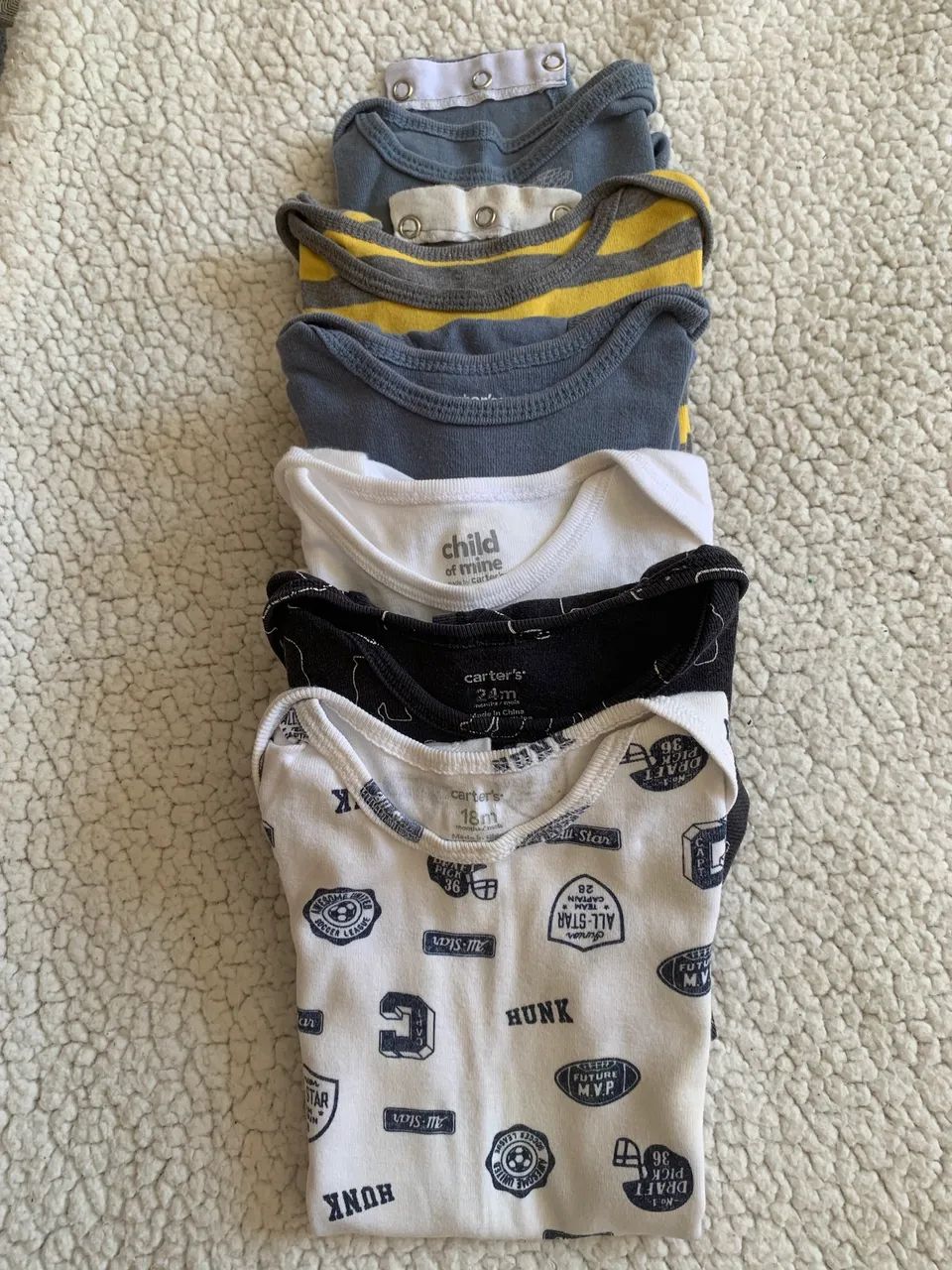 Combo 6 body Carters 