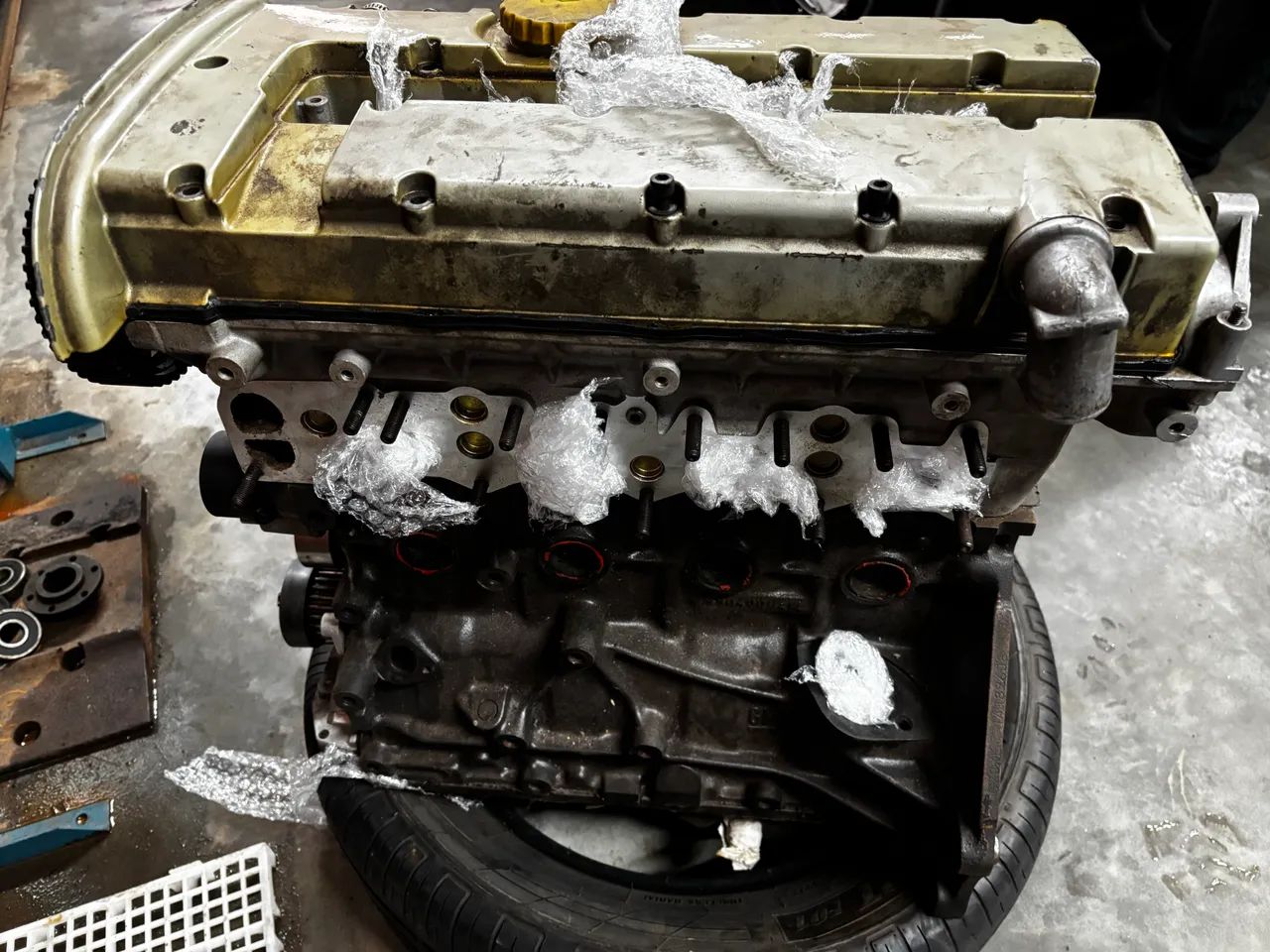 Motor parcial c20xe calibra forjado  - Foto 4