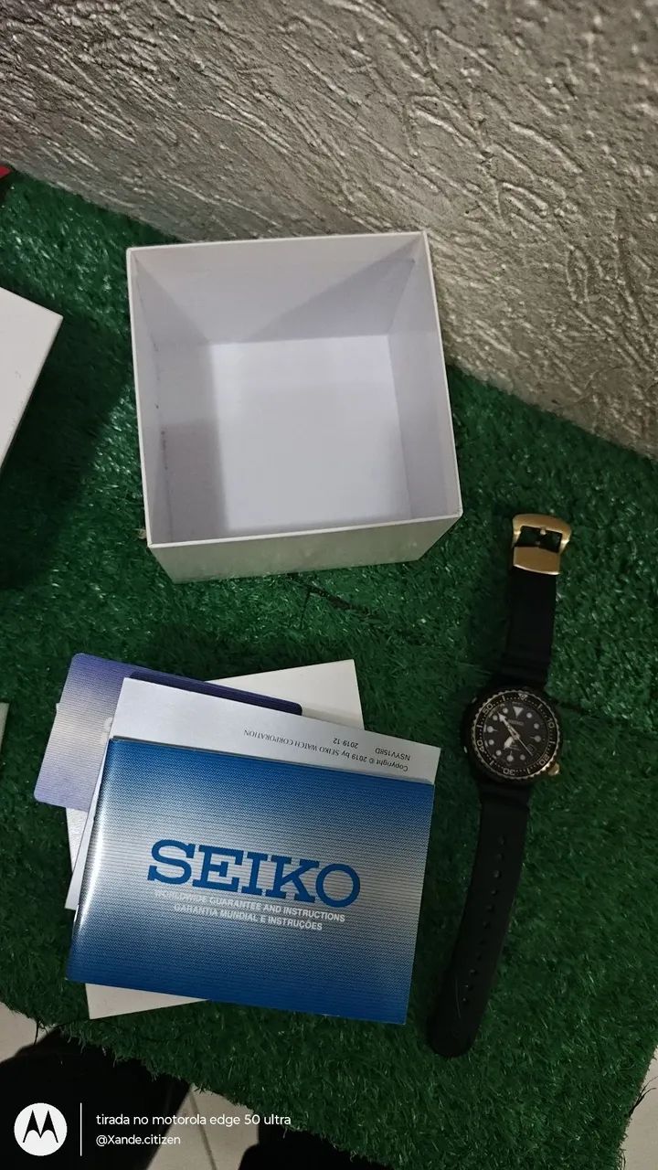 Relógio Seiko prospex tuna solar completo  - Foto 2