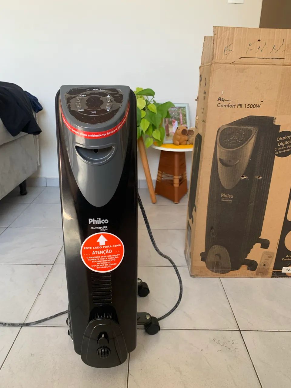 Aquecedor  a óleo com 7 elementos de calefação  - Foto 2