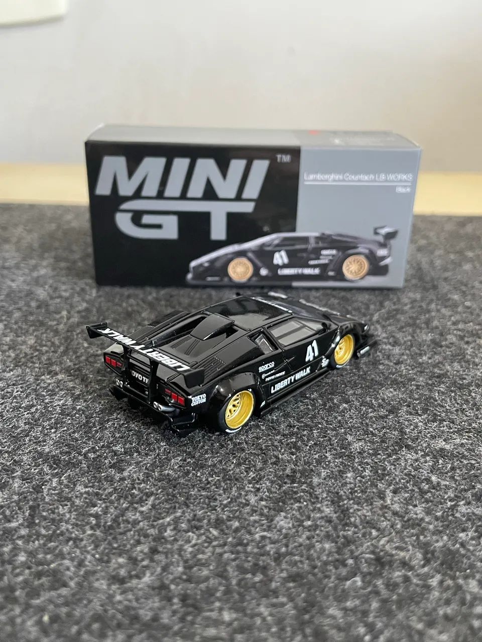 Mini Gt Lamborghini Coutach Lb-works black 1081 lbwk - Hobbies e