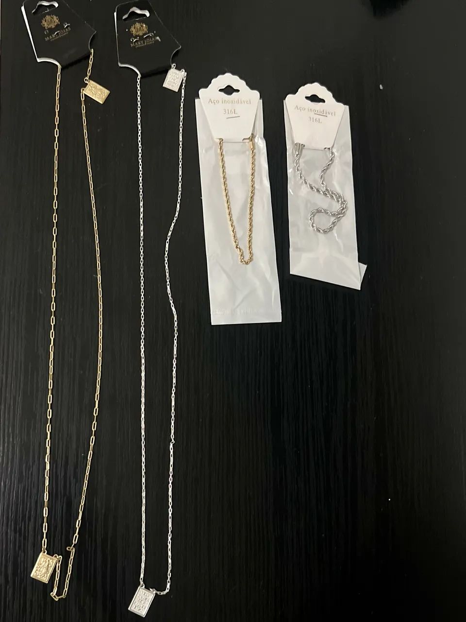 Escapulários e Pulseiras de Aço Inox - Alta Qualidade | Não Enferruja!