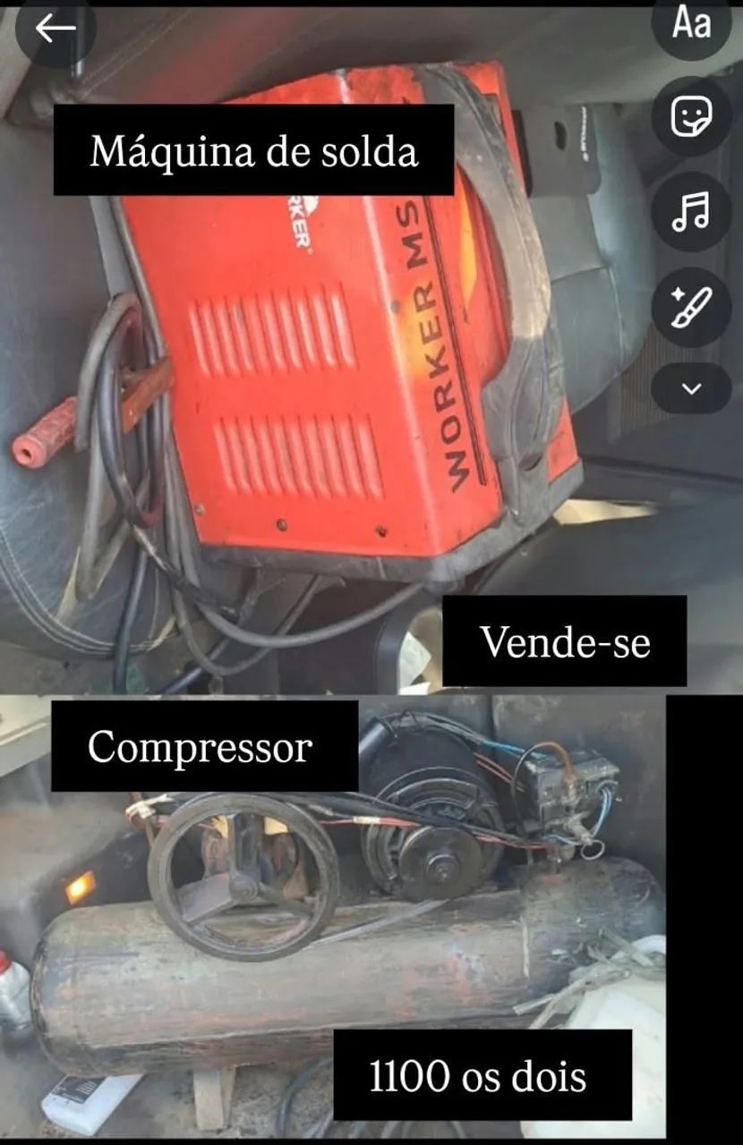Compressor/máquina de solda