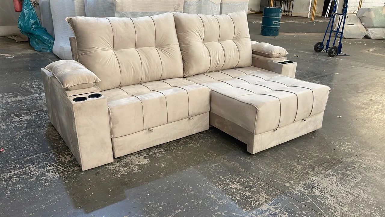 Sofá Zeus - 2 módulos e 3 módulos Novo a pronta entrega  - Foto 3