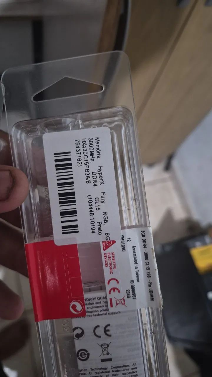 memória hyperx Fury RGB  - Foto 2