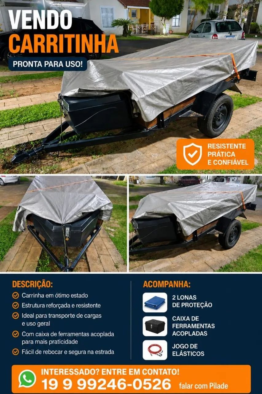 Carretinha com Bau