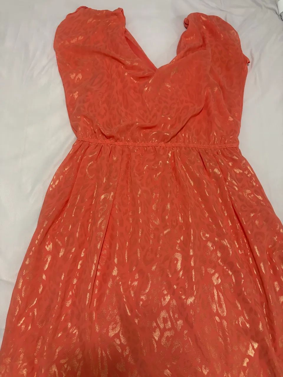 Vestido curto laranja 