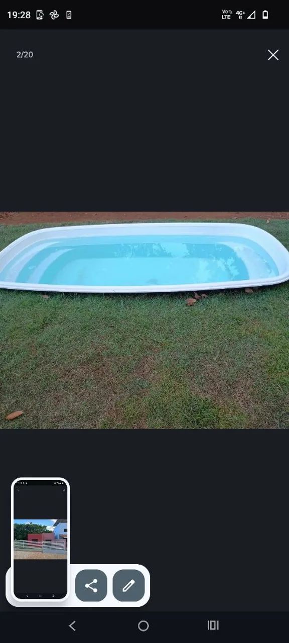 Casa com piscina escriturada - Foto 2