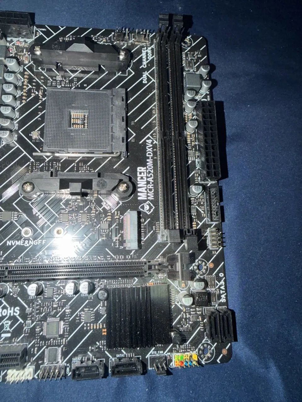 Placa mãe Am4 mancer A520M  - Foto 4