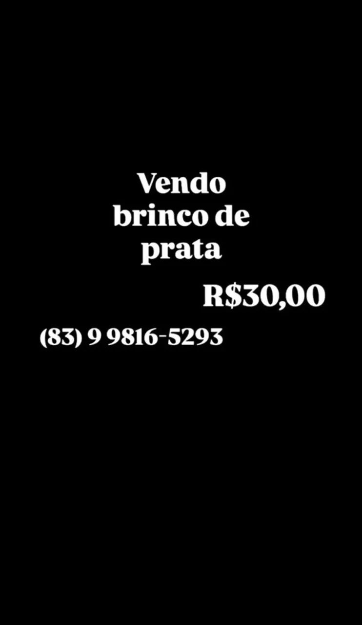 Brinco de prata