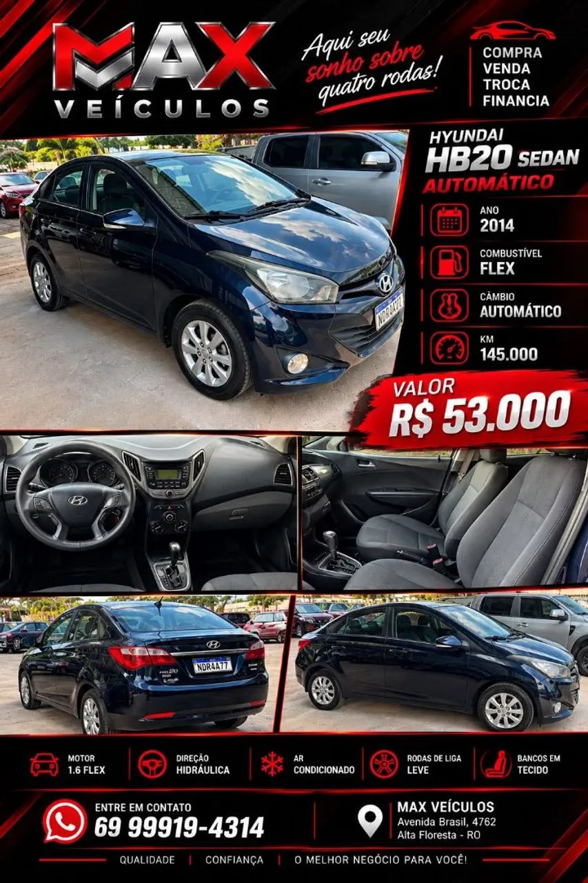 Hyundai Hb20S HB20S C.Style/C.Plus1.6 Flex 16V Aut. 4p 2015