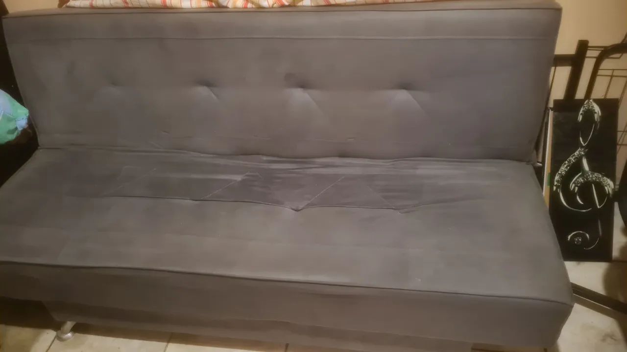 Sofá Cama Cinza  - Foto 2