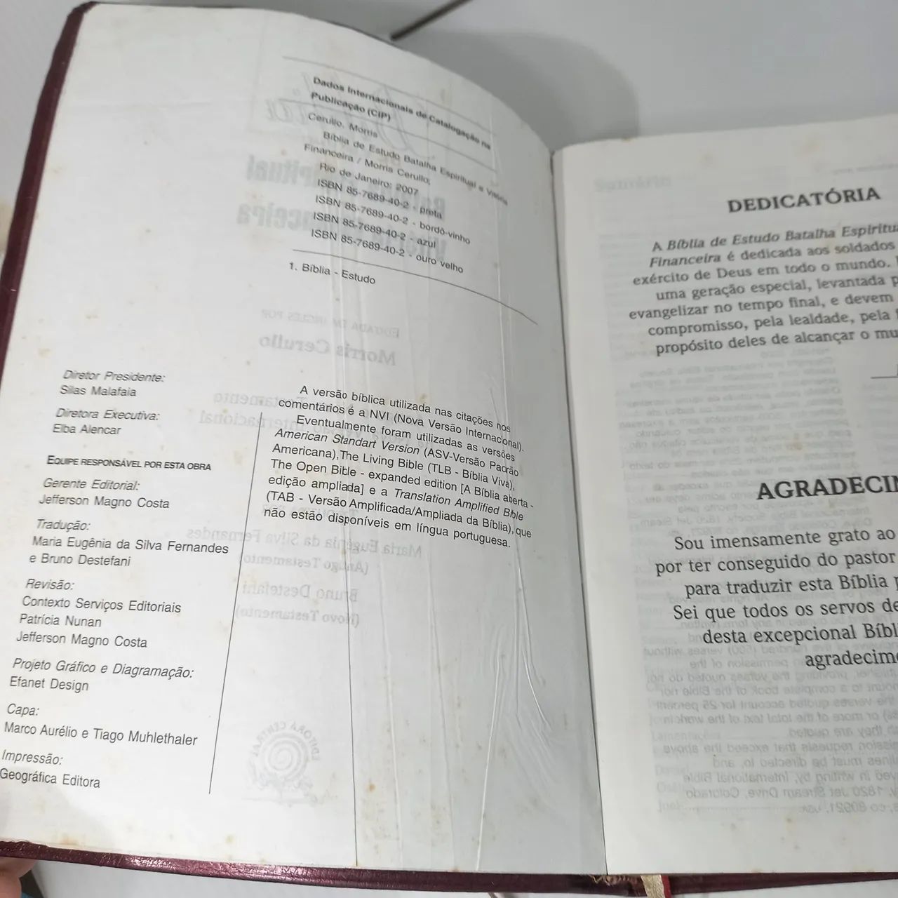 Bíblia Batalha Espiritual e Vitória Financeira Central Gospel - Foto 3