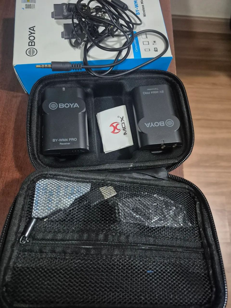 Microfone de lapela Boya - Novíssimo 