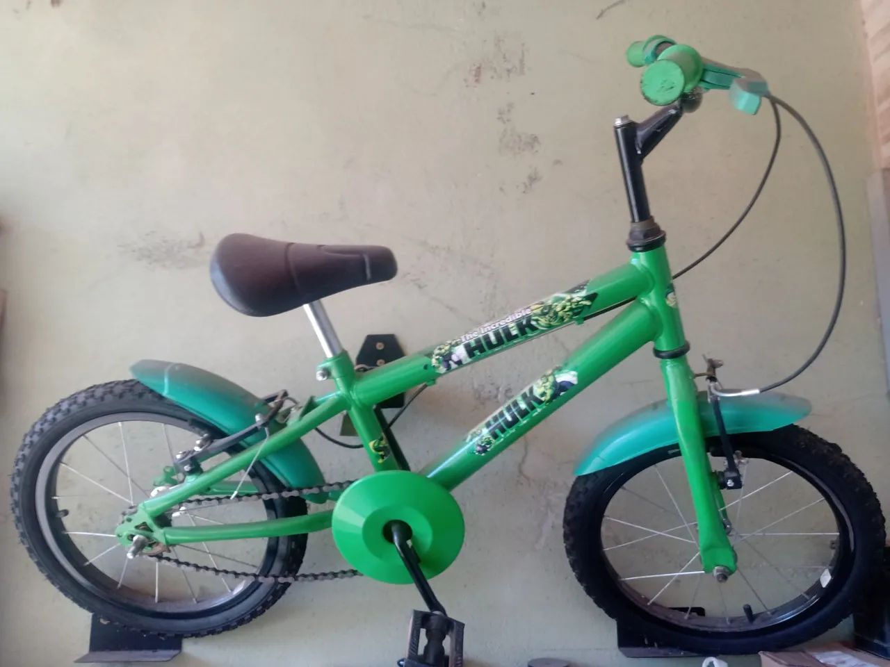 Bicicleta aro 16 do Hulk