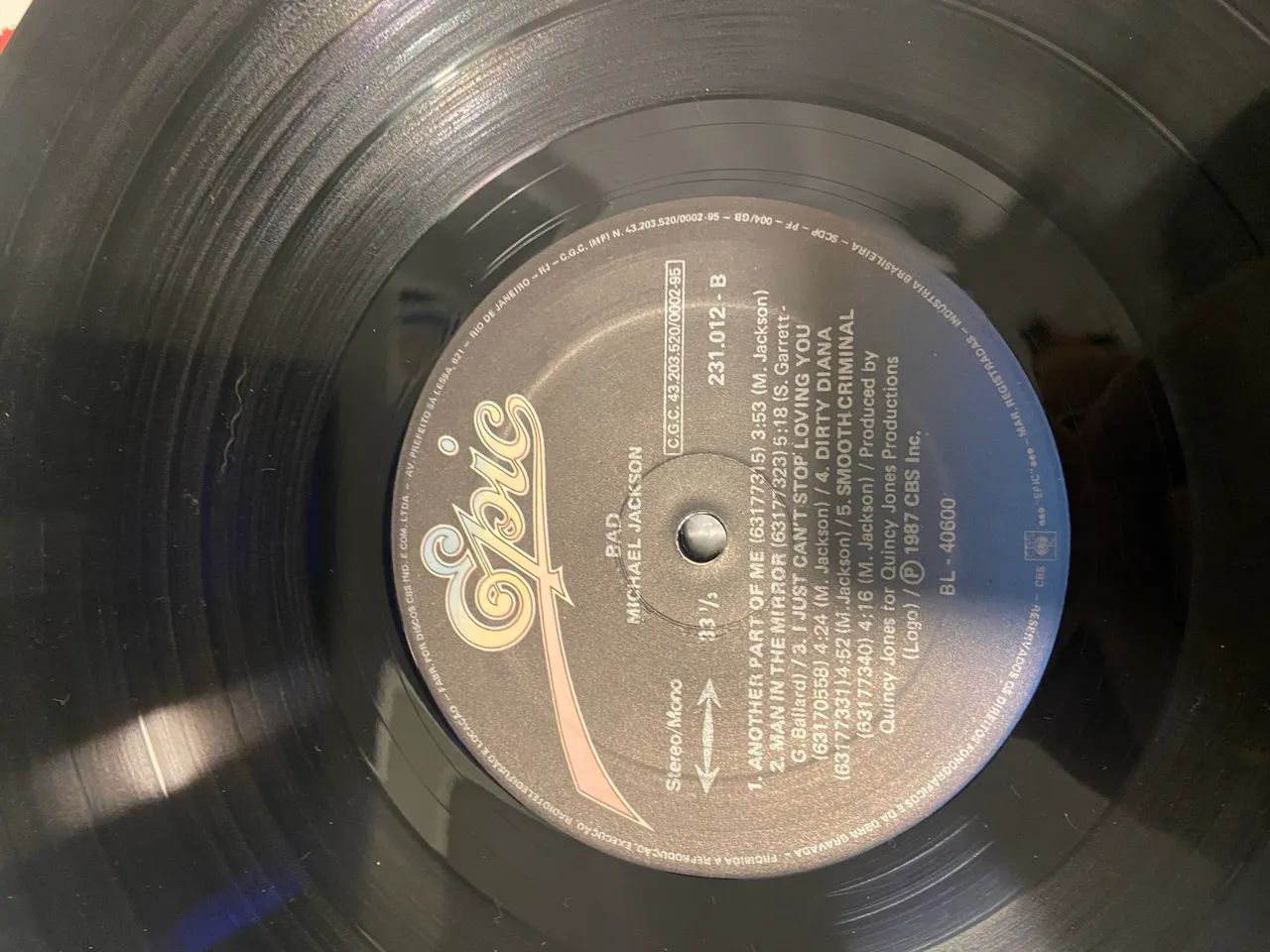Disco vinil Bad Michael Jackson - Foto 2
